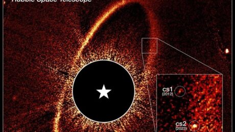 Хаббл зафиксировал катастрофические столкновения в системе Фомальгаута