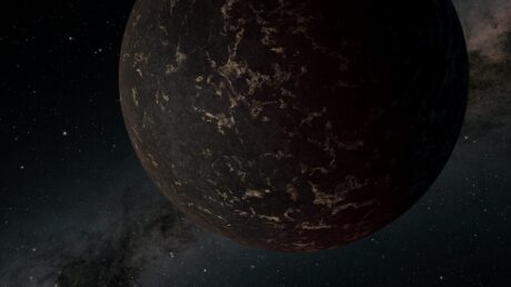JWST исследует темную и безвоздушную суперземлю