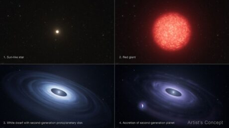 Архивные данные Hubble раскрыли первую в истории планету, сформировавшуюся после гибели своей звезды