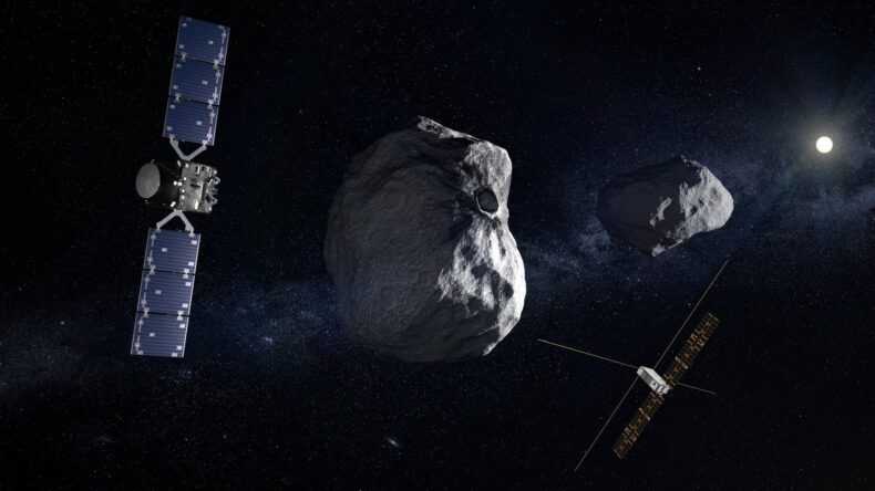 Европейский зонд Hera готовится раскрыть последствия исторического удара DART по астероиду Диморф