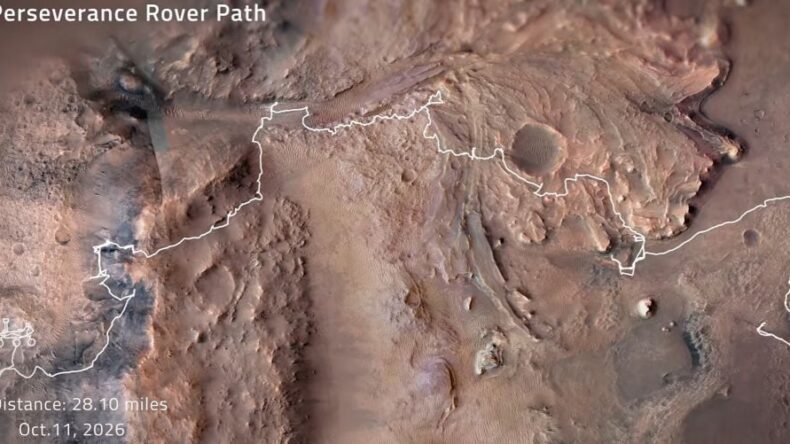 Марсоход Perseverance побил исторический рекорд Opportunity по пройденному расстоянию на Марсе